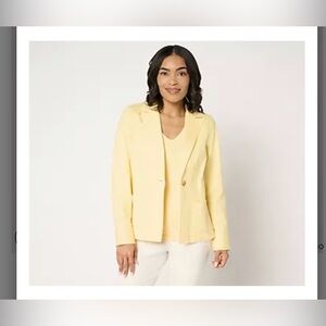 Joan Rivers Classics Collection Women's Jacket Sz XL Regular Tan/Beige